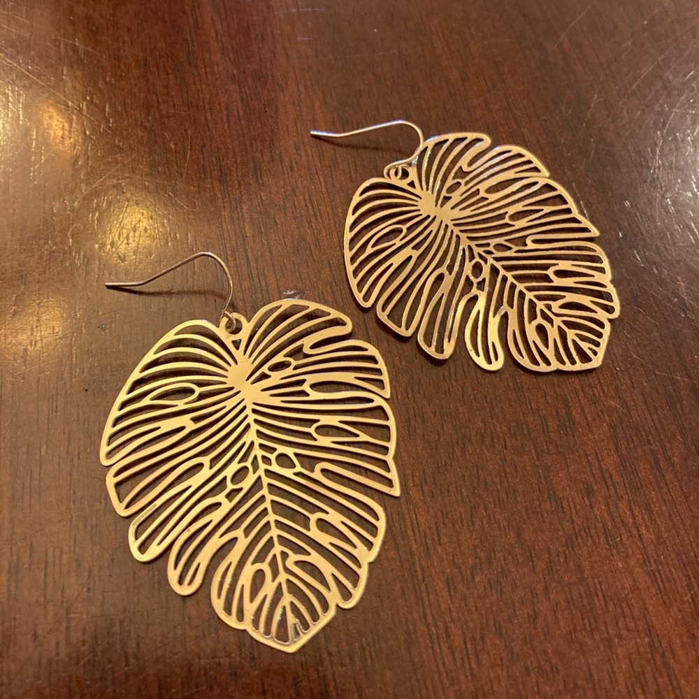 Gold Leaf Earrings